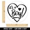 It's a Boy Baby Shower Rubber Stamp for Stamping Crafting Planners